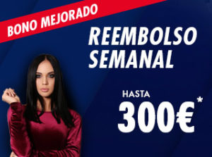 Reembolso semanal hasta 300€ en Suertia